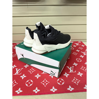 Puma Fier Nitro Women’s Black Leather Size 8 New!
