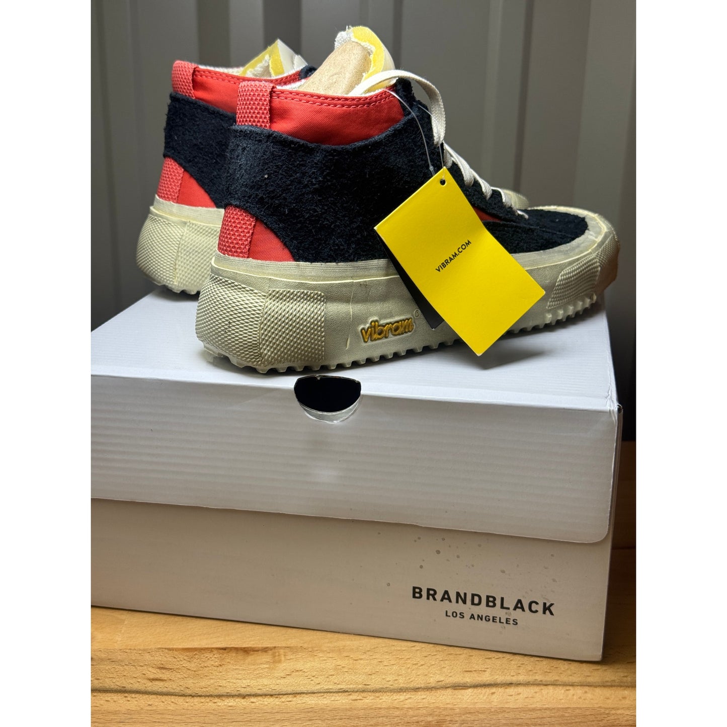 Brandblack Capo Dirty Women’s Black / Red W517BB Size 7 New!