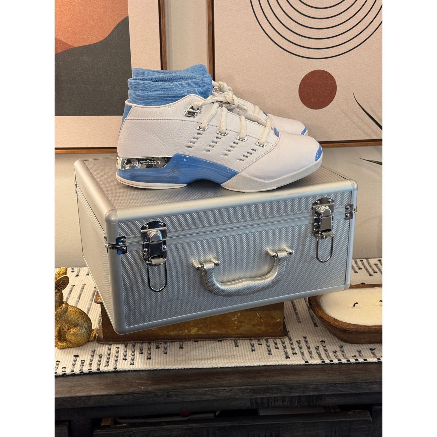 Jordan 17 Retro Low SP UNC University Blue Men’s Size 9.5