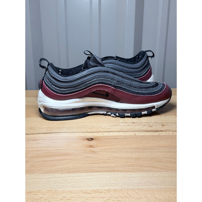Nike Air Max 97 GS Anthracite Team Red 921522 690 Size 5.5y