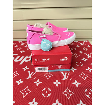 Puma Bari Slip On Fluo Pink Hot Pink Softfoam+ Women’s Size 7 New!