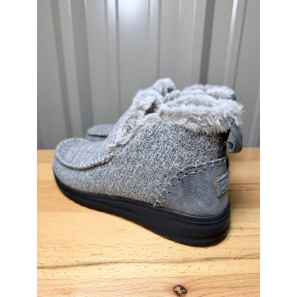 Hey Dude Denny Women’s Slip On Boots Sleet Gray Size 7 New!