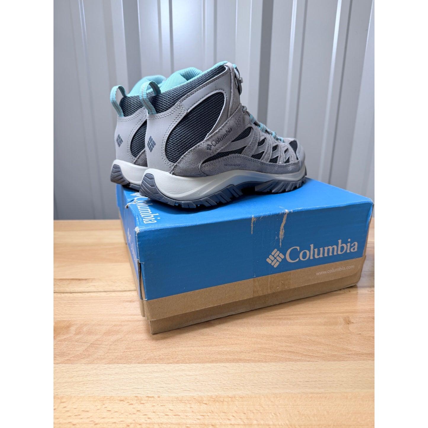 Columbia Crestwood Mid Women’s Waterproof Boots Dark Grey / Kettle Size 9.5 New!