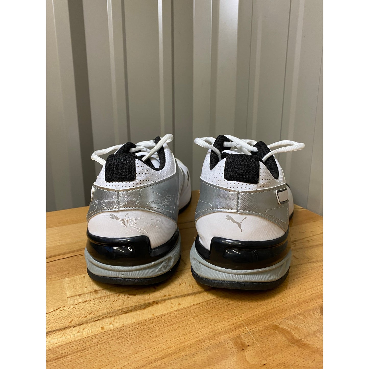 Pumas Men Tazon 6 FM Men's Size 13 189873-01 White/Black/Silver