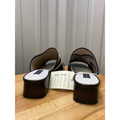 Sanctuary SA-Ruby Women's Heel Sandals Size 9 Black/Milk/Tan New!