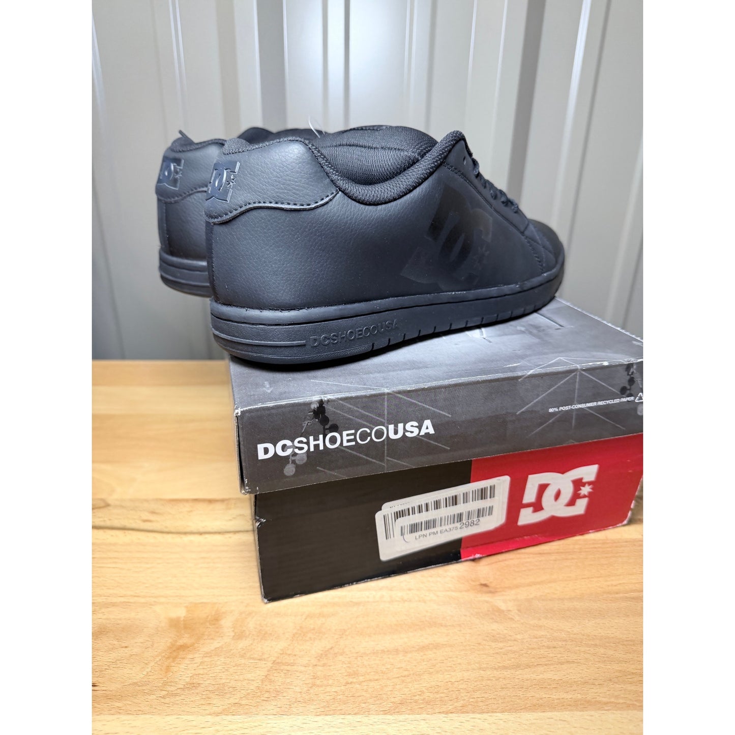 DC Shoes Gaveler Low Top Men’s Triple Black Skate Shoes Size 11.5 New!