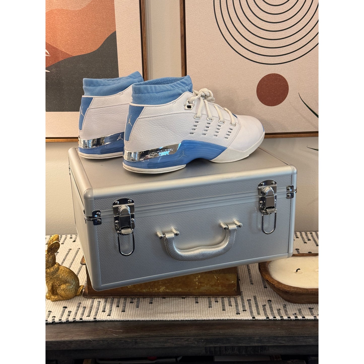 Jordan 17 Retro Low SP UNC University Blue Men’s Size 9.5