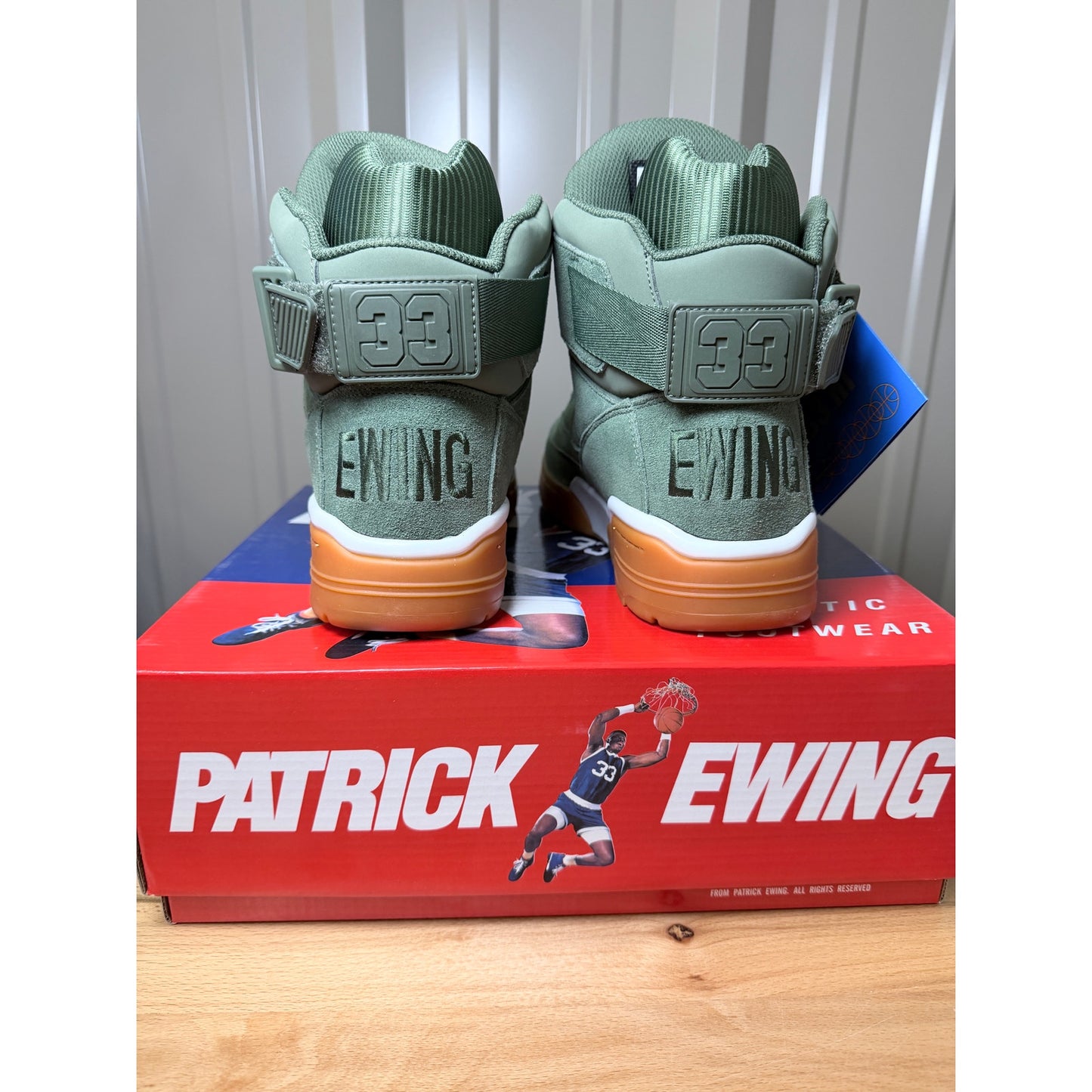 Ewing Athletics Patrick Ewing 33 Hi Green / White / Gum Men’s Size 10 New!