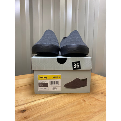 Hurley Arlo Puff Men's Grey Size 8 New!