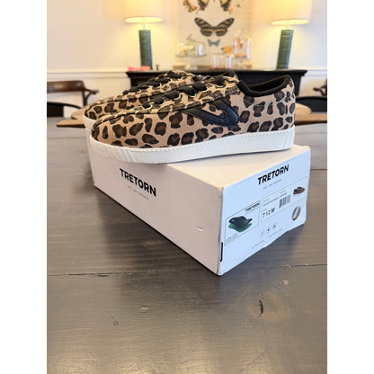 Tretorn Nylite Plus Women’s Canvas Leopard Print Sneakers Size 7.5 New!
