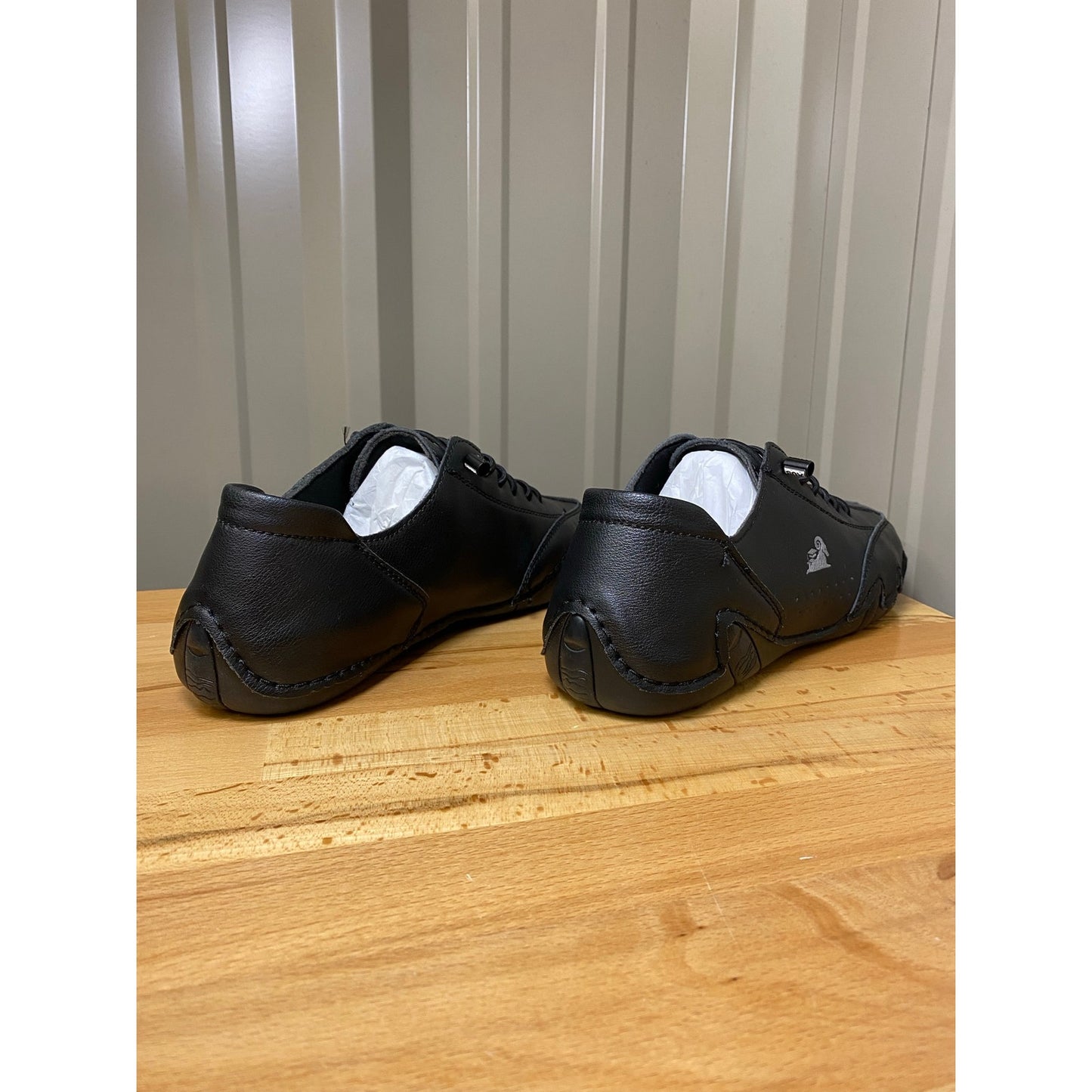 Obeck Men's Hiking/Running Shoes Black Leather Size 7.5 Extra Insoles New!