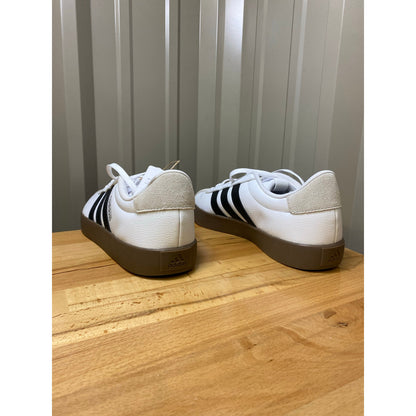Adidas VL Court 3.0 Men's Size 11 White/Black/Tan ID8797 New!