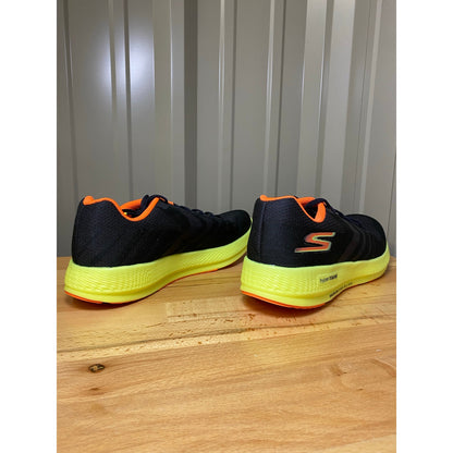 Skechers Go Run Razor Plus Black/Yellow/Orange Women's Size 9.5 New!