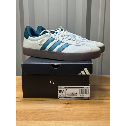 Adidas VL Court 3.0 Men’s White / Preloved Teal / Aurora Ivy 11.5 New!