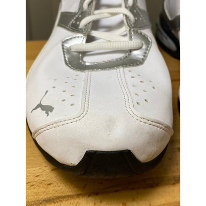Pumas Men Tazon 6 FM Men's Size 13 189873-01 White/Black/Silver
