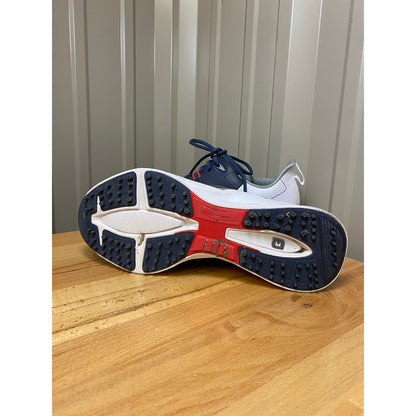 Foot Joy Fuel Men's Size 7.5 Wide Navy/White Golf Shoe