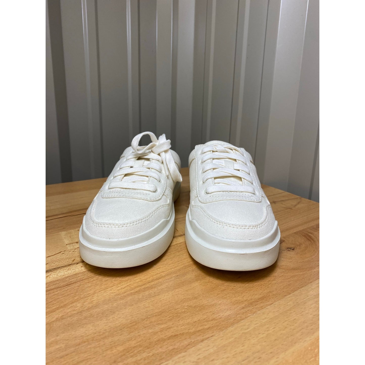 Cole Haan GP Rally Mule Sneaker Natural Canvas Women's Size 6.5