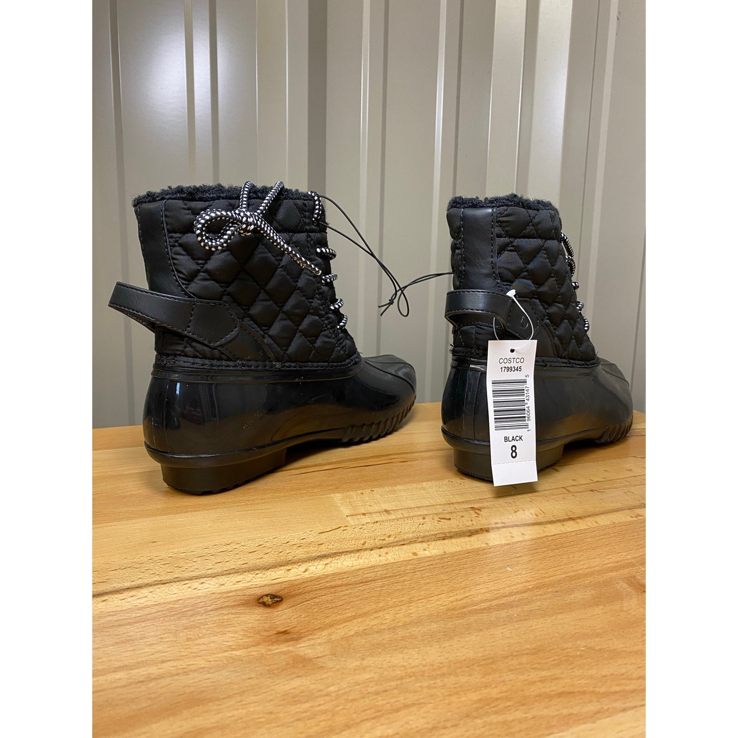 Sporto Women's Waterproof Black Boots Size 8 New!