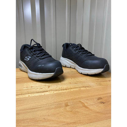 Skechers Arch Fit SR Ebinal Work Footwear Women's Size 7 Black Composite Toe