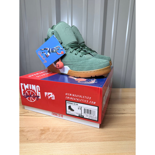 Ewing Athletics Patrick Ewing 33 Hi Green / White / Gum Men’s Size 11 New!