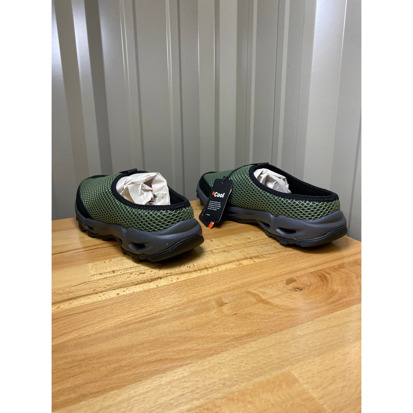 Bass Outdoor Aqua Mesh Slide Deep Green Men's Size 10 New!