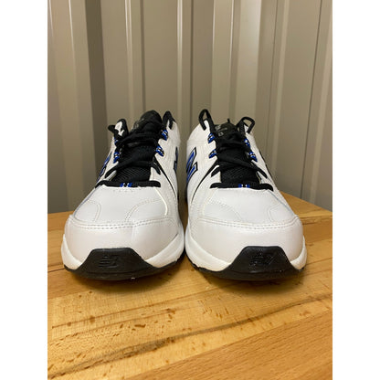 New Balance Men's 608 v5 White/Team Royal/Black Size 10.5 MX608WR5