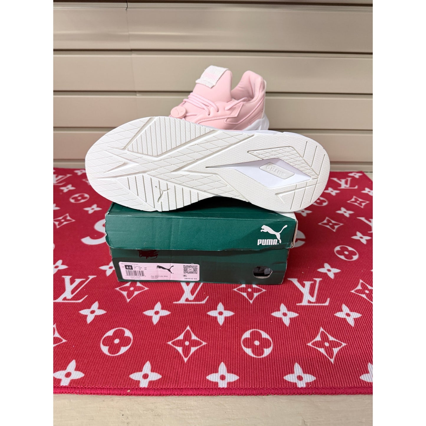 Puma Fier Nitro Rose Dust Pink Leather Women’s Size 8.5 New!