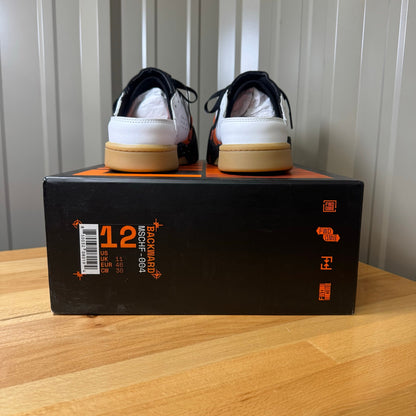 MSCHF BWD Dual Directional White Orange Black Men's Size 12 MSCHF-004 NIB
