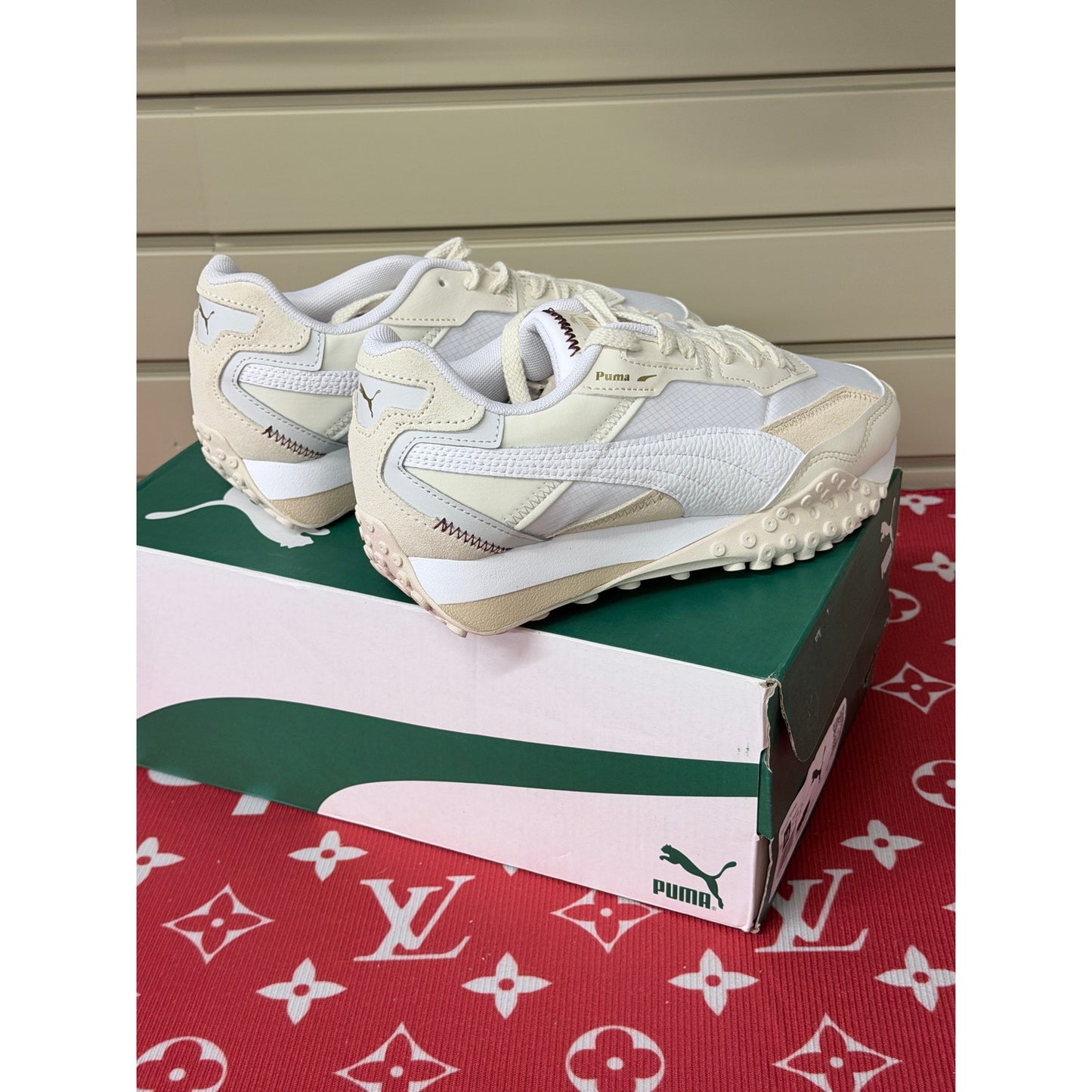 Puma Blacktop Rider Soft Women's White / Alpine Snow Size 7.5 New!