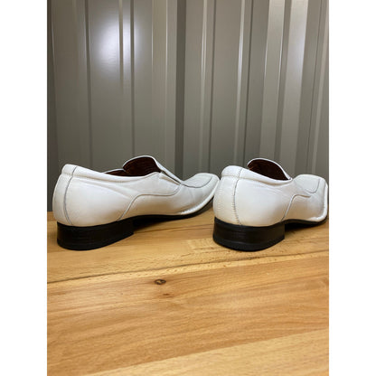 A. Cellini City S/O White Men's Size 13 Slip On Loafers