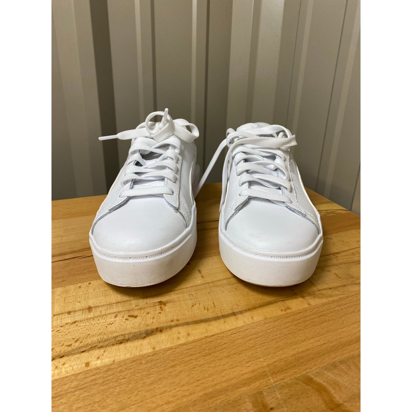 Puma Smash Platform Sneaker White Women's Size 8