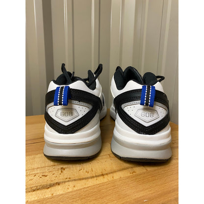 New Balance Men's 608 v5 White/Team Royal/Black Size 10.5 MX608WR5