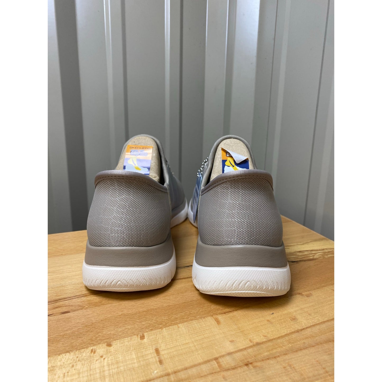 Skechers Summits Classy Night Women's Size 5.5 Taupe/Gold New! Machine Washable