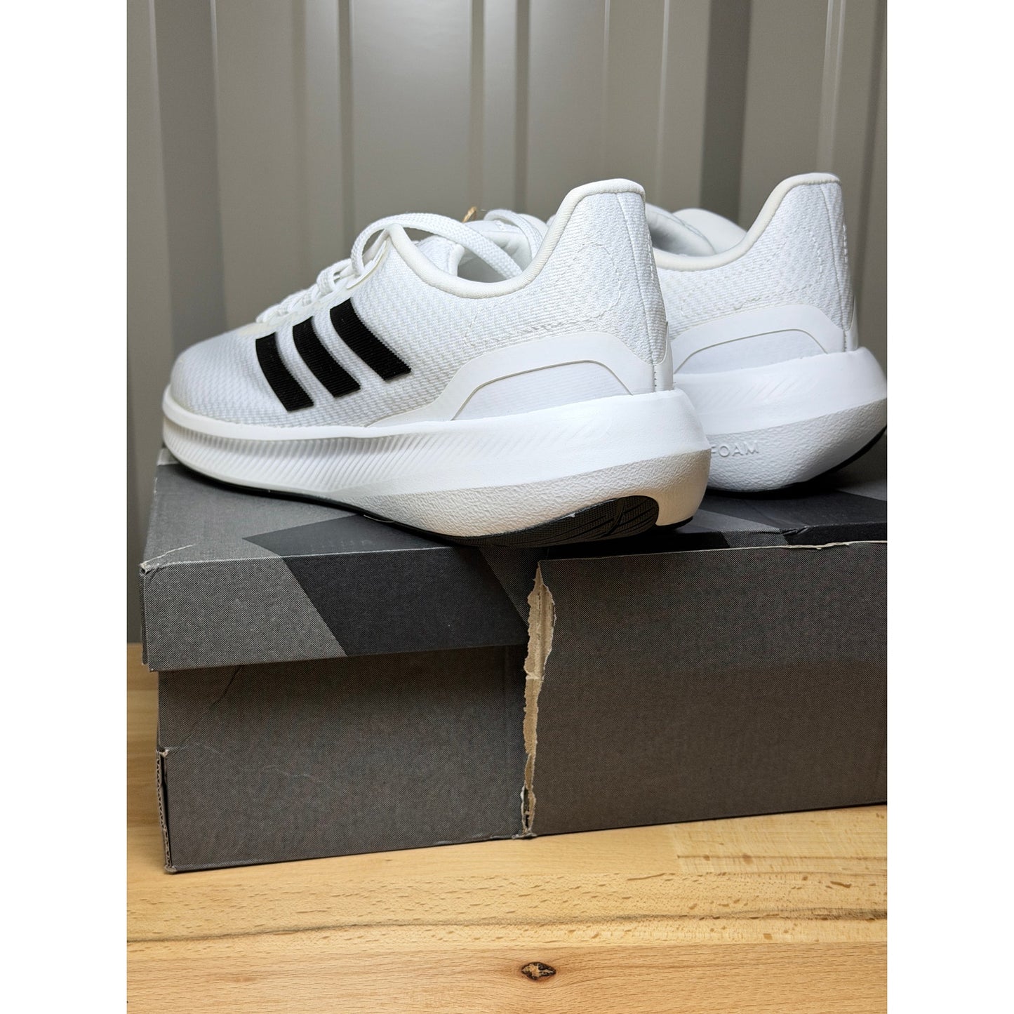 Adidas Runfalcon 3.0 W HP7557 Women’s White / Black Size 8.5 New