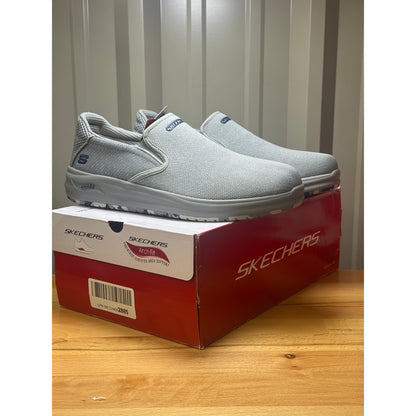 Skechers Arch Fit Melo Walcott Men’s Relaxed Fit Gray Slip On Size 13 New!