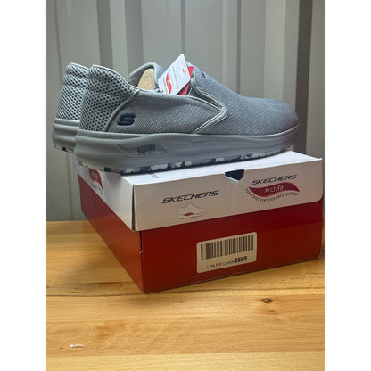 Skechers Arch Fit Melo Walcott Men’s Relaxed Fit Gray Slip On Size 13 New!