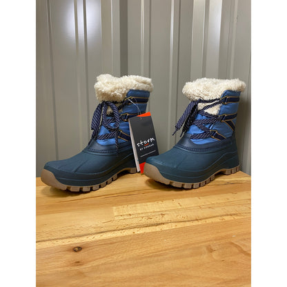 Storm by Cougar Fresno-Q Women's 9 Navy Waterproof Winter Boots New!