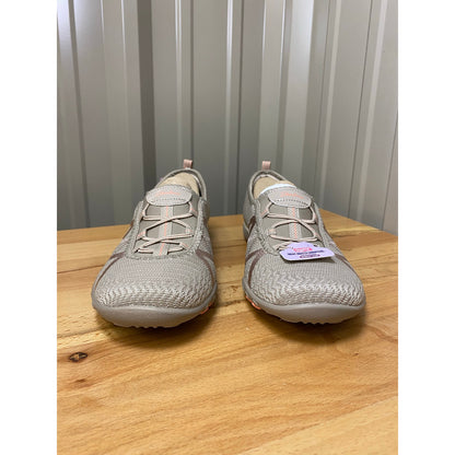 Skechers Breathe Easy a Look Mary Jane Flats Beige/Pink Women's Size 7.5 New!