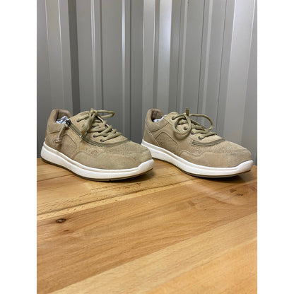 Billy Footwear Comfort Joggers Wraparound Zipper Women's 8 Wide Beige