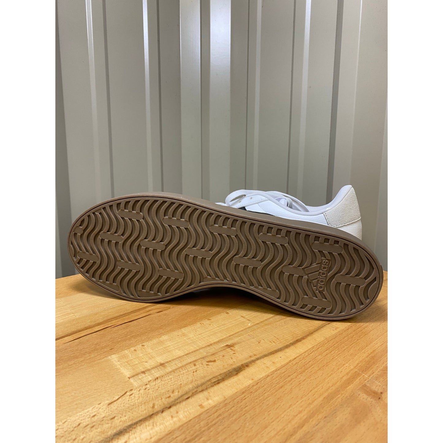 Adidas VL Court 3.0 Men's Size 11 White/Black/Tan ID8797 New!