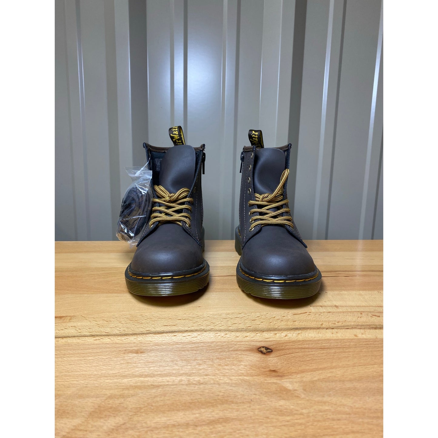 Dr. Martens 1460 J Gaucho Wildhorse Lamper Brown / Leather Youth Size 13 New!
