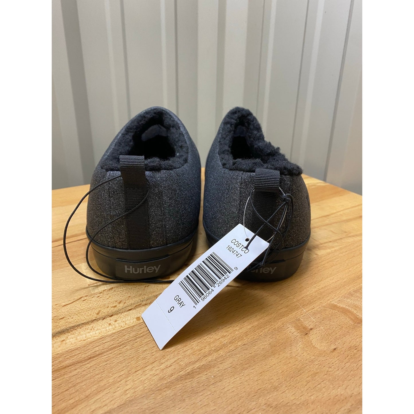 Hurley Arlo Puff Men's Grey Size 9 New!