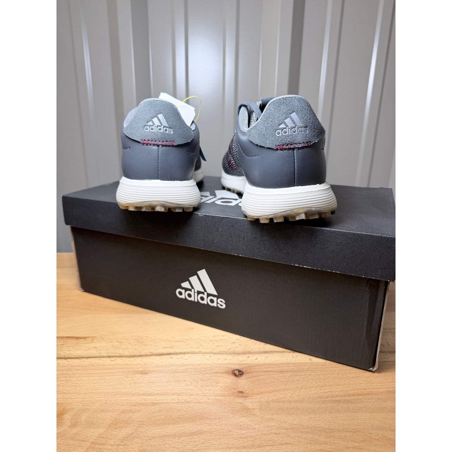 Adidas S2G EF0690 Men’s Waterproof Golf Shoes Gray Size 8.5 New!