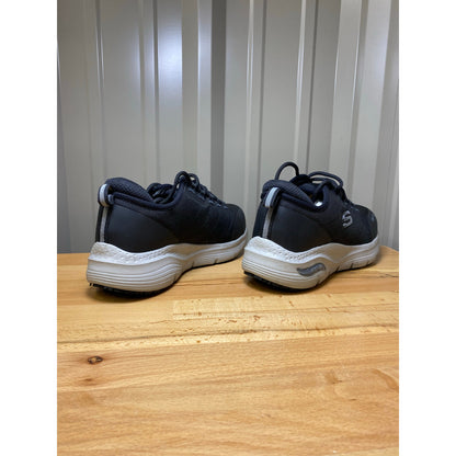 Skechers Arch Fit SR Ebinal Work Footwear Women's Size 7 Black Composite Toe