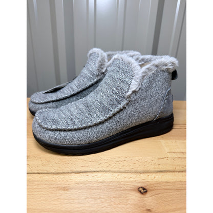 Hey Dude Denny Women’s Slip On Boots Sleet Gray Size 7 New!