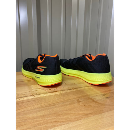 Skechers Go Run Razor Plus Black/Yellow/Orange Women's Size 9.5 New!