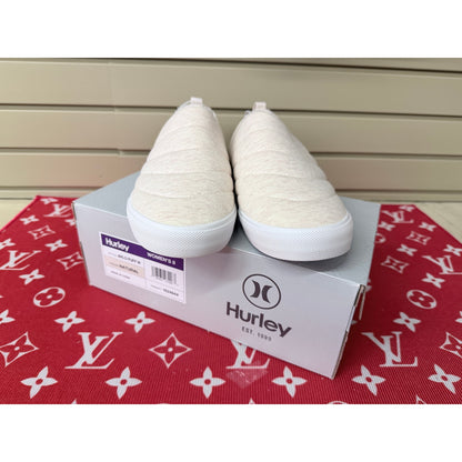 Hurley Arlo Puff Women’s Natural Beige Slip On Sneakers Size 8 New!