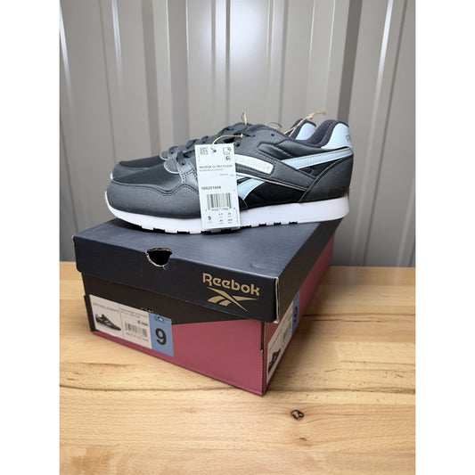 Reebok Ultra Flash Women’s Gray / Blue / White Size 9 New!