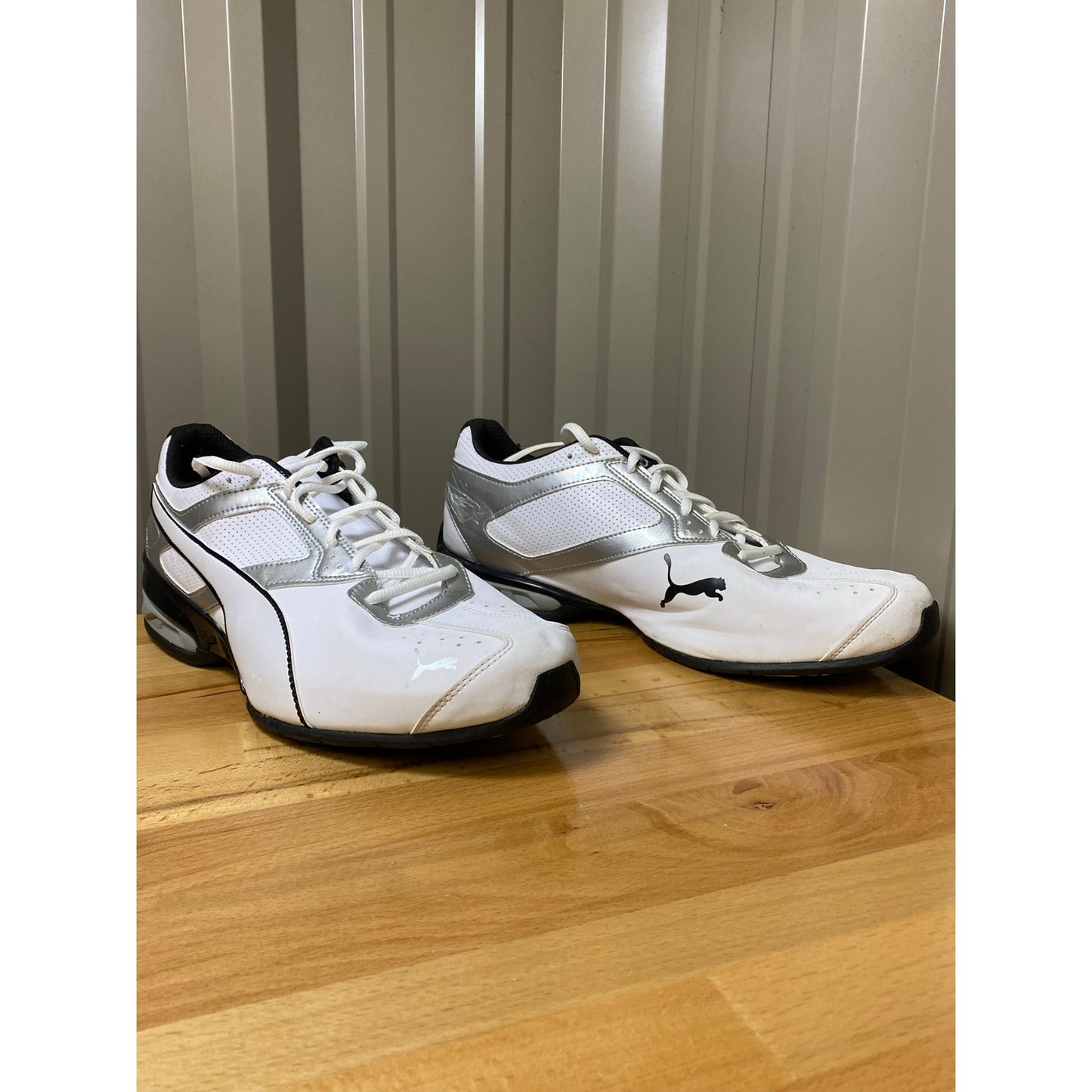 Pumas Men Tazon 6 FM Men's Size 13 189873-01 White/Black/Silver