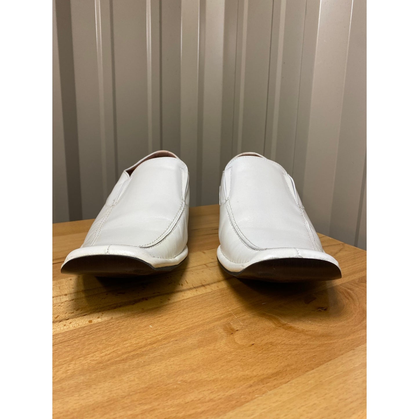 A. Cellini City S/O White Men's Size 13 Slip On Loafers